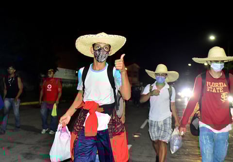 Migrantes de Honduras comienzan su andar rumbo a EUA pese al COVID-19