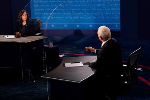 Se realiza debate entre Kamala Harris y Mike Pence