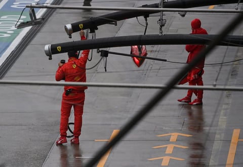 La lluvia y la escasa visibilidad impidieron durante toda la jornada el funcionamiento normal del helicóptero médico