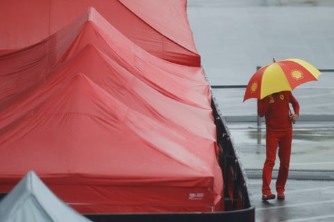 La lluvia y la escasa visibilidad impidieron durante toda la jornada el funcionamiento normal del helicóptero médico