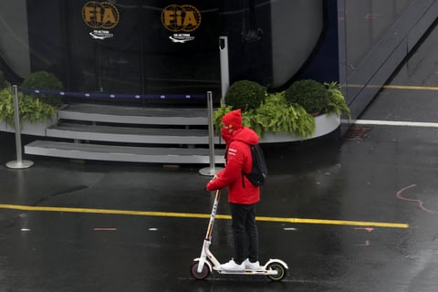 La lluvia y la escasa visibilidad impidieron durante toda la jornada el funcionamiento normal del helicóptero médico