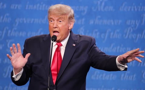 El último debate previo a las elecciones presidenciales de EUA entre Donald Trump y Joe Biden