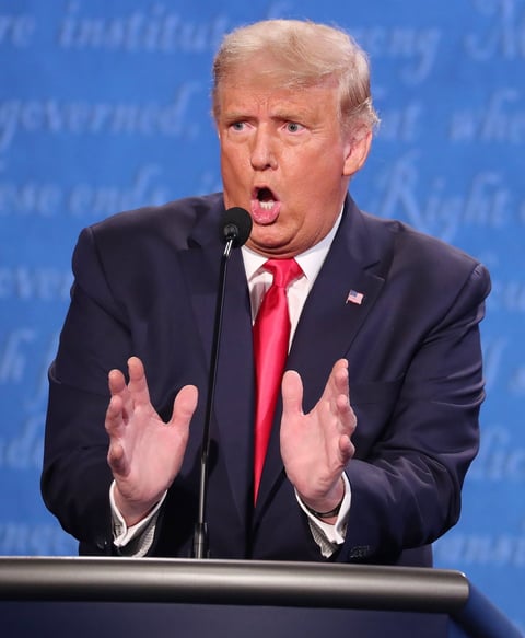 El último debate previo a las elecciones presidenciales de EUA entre Donald Trump y Joe Biden