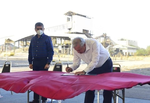 Encabeza AMLO inicio de trabajos de rescate de restos de mineros de Pasta de Conchos