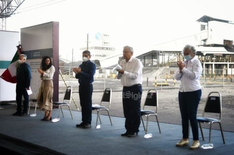 Encabeza AMLO inicio de trabajos de rescate de restos de mineros de Pasta de Conchos