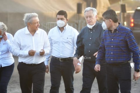 Encabeza AMLO inicio de trabajos de rescate de restos de mineros de Pasta de Conchos