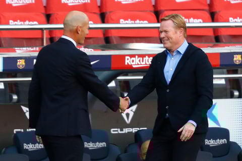Con un marcador 1-3 los de Zidane aplastan al Barcelona 