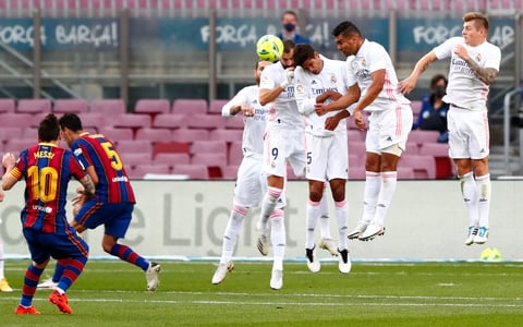 Con un marcador 1-3 los de Zidane aplastan al Barcelona 