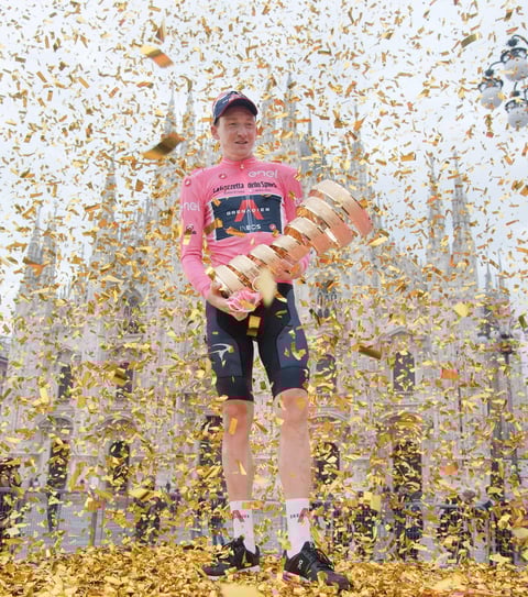 Tao Geoghegan Hart se corona campeón del Giro de Italia