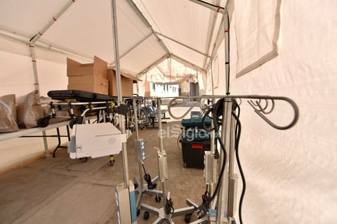 Llega Hospital Móvil de Acuña para pacientes COVID a Torreón