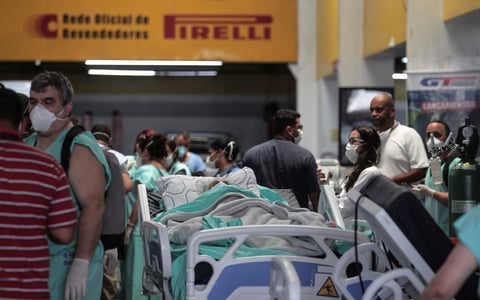 Doscientos pacientes son evacuados por incendio en hospital de Brasil