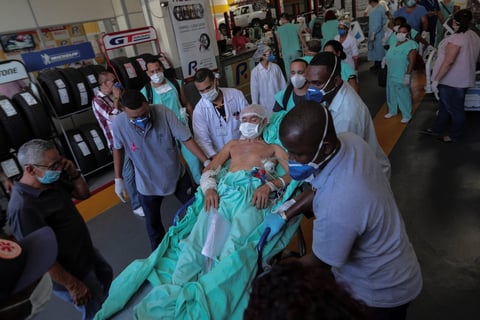 Doscientos pacientes son evacuados por incendio en hospital de Brasil