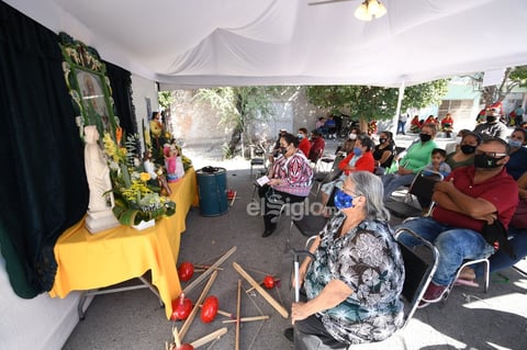 Mantienen tradición de reliquia a San Judas Tadeo durante pandemia en Torreón