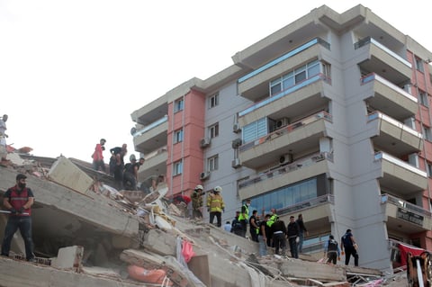 Importantes daños materiales dejó un sismo registrado en Grecia y Turquía