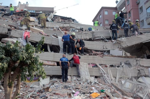 Importantes daños materiales dejó un sismo registrado en Grecia y Turquía