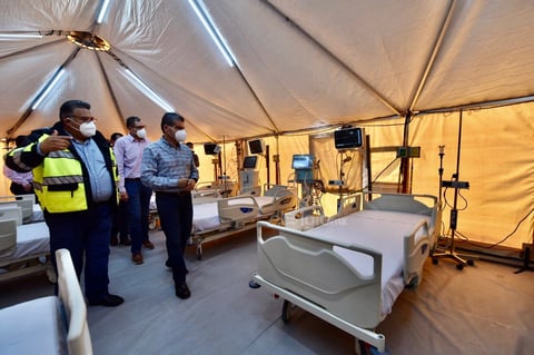 Hospital móvil para atención COVID en Torreón arranca operaciones este fin de semana