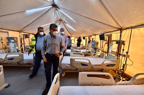 Hospital móvil para atención COVID en Torreón arranca operaciones este fin de semana