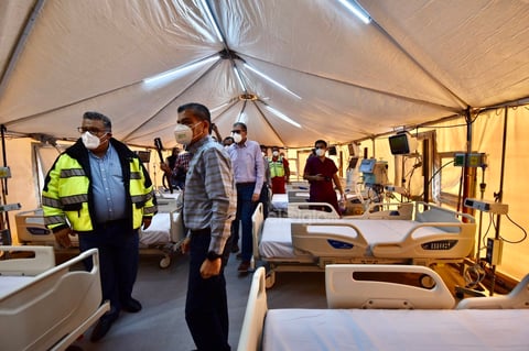 Hospital móvil para atención COVID en Torreón arranca operaciones este fin de semana