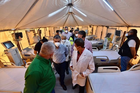 Hospital móvil para atención COVID en Torreón arranca operaciones este fin de semana