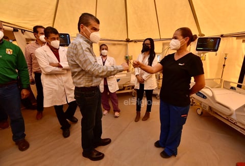 Hospital móvil para atención COVID en Torreón arranca operaciones este fin de semana