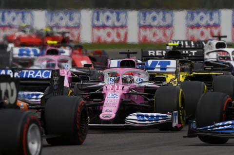 Se impone Hamilton en Gran Premio de Emilia Romaña; 'Checo' Pérez finaliza en sexto