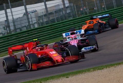 Se impone Hamilton en Gran Premio de Emilia Romaña; 'Checo' Pérez finaliza en sexto