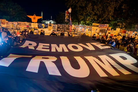 Imágenes de la histórica jornada electoral en Estados Unidos