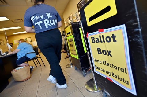 Imágenes de la histórica jornada electoral en Estados Unidos