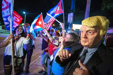 Imágenes de la histórica jornada electoral en Estados Unidos