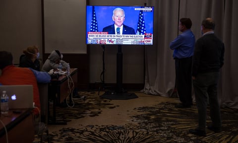 Imágenes de la histórica jornada electoral en Estados Unidos