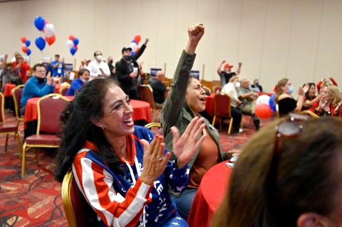 Imágenes de la histórica jornada electoral en Estados Unidos