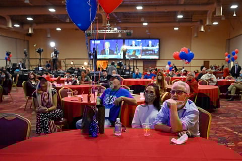 Imágenes de la histórica jornada electoral en Estados Unidos
