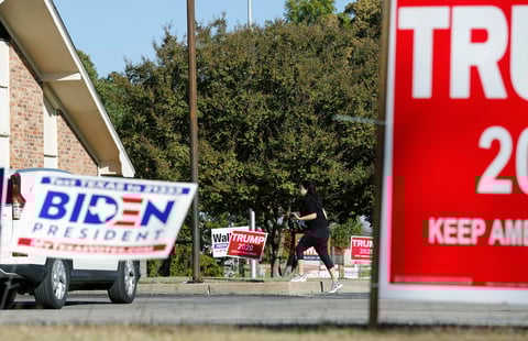 Imágenes de la histórica jornada electoral en Estados Unidos