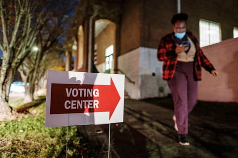 Imágenes de la histórica jornada electoral en Estados Unidos