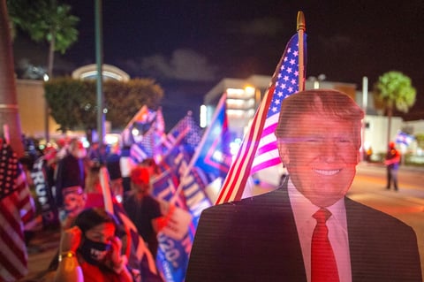 Imágenes de la histórica jornada electoral en Estados Unidos