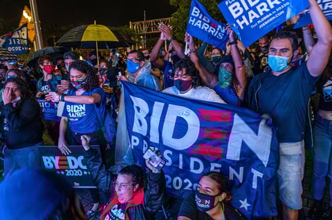 Joe Biden da su primer mensaje como presidente electo de los Estados Unidos