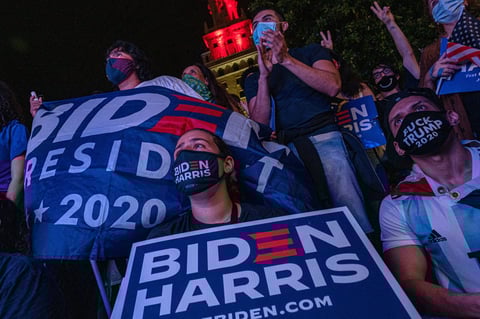 Joe Biden da su primer mensaje como presidente electo de los Estados Unidos