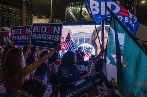 Joe Biden da su primer mensaje como presidente electo de los Estados Unidos