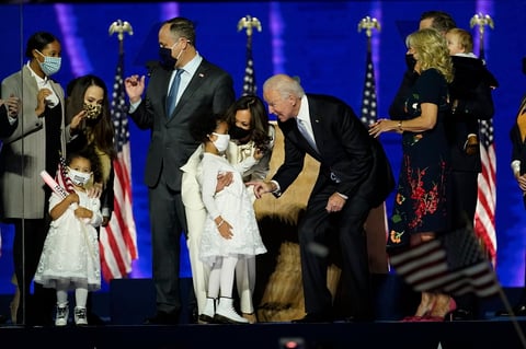 Joe Biden da su primer mensaje como presidente electo de los Estados Unidos