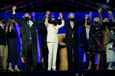 Joe Biden da su primer mensaje como presidente electo de los Estados Unidos