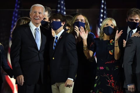 Joe Biden da su primer mensaje como presidente electo de los Estados Unidos
