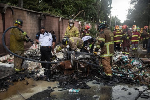Se estrella avioneta con ayuda humanitaria en Guatemala