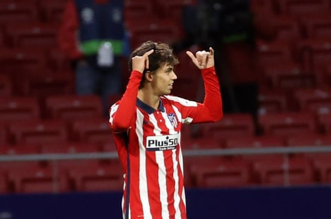 El jugador portugués el es traspaso más caro de la historia del Atlético de Madrid 