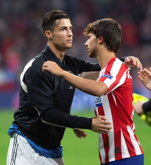 El jugador portugués el es traspaso más caro de la historia del Atlético de Madrid 