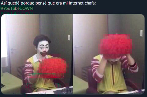 Los memes se hacen presentes tras las fallas en YouTube