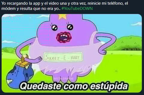 Los memes se hacen presentes tras las fallas en YouTube
