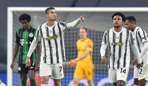 El tiempo agregado en el partido permitió a Juventus vencer a  Ferencvaros