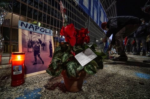 Los aficionados tomaron las calles para homenajear a su ídolo 