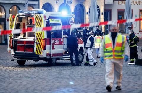 Alerta en Alemania por atropello masivo en zona peatonal