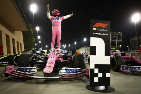 Se lleva 'Checo' Pérez su primera victoria de F1 con el GP de Sakhir